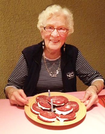 Anne Kroeker on her 93rd birthday. Photo: courtesy Anne Kroeker